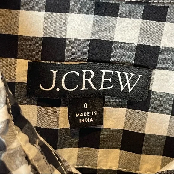 J Crew Cottage cotton poplin top gingham BP623 (2023 style) - Picture 11 of 14